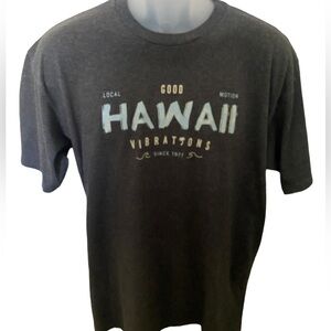 LOCAL MOTION Good Vibrations Surf Hawaii Tee Shirt Men L Large